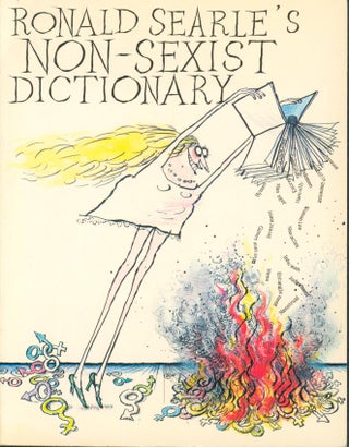 Item #11109 Ronald Searle's Non-Sexist Dictionary. Ronald Searle
