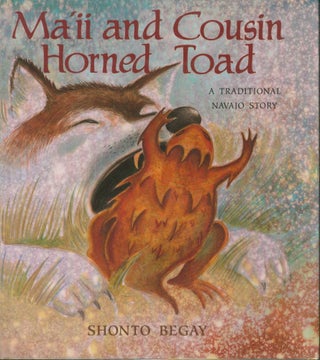 Item #14226 Ma'ii and Cousin Horned Toad. Shonto Begay