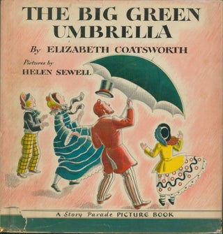 Item #21338 The Big Green Umbrella. Elizabeth Coatsworth
