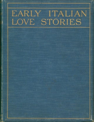 Item #21769 Early Italian Love Stories. Una Taylor, retold by