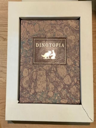 Item #23240 Dinotopia (signed, limited with matching print). James Gurney
