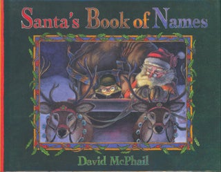 Item #26292 Santa's Book of Names. David McPhail