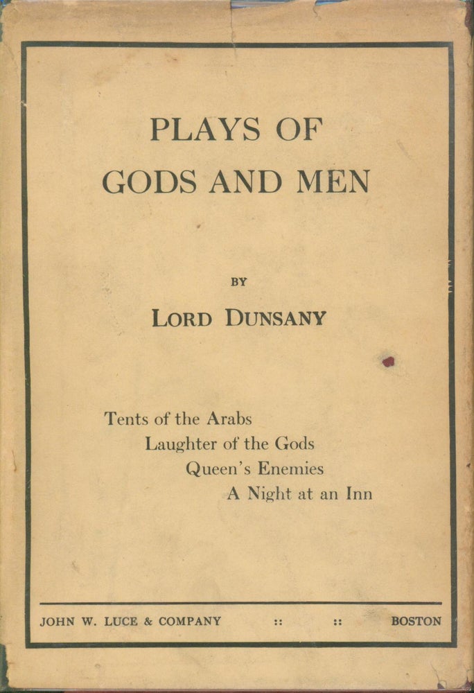 Item #26724 Plays of Gods and Men. Lord Dunsany.