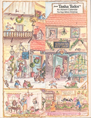 Item #27236 Tasha Tudor Advent Calendar 1980. Tasha Tudor