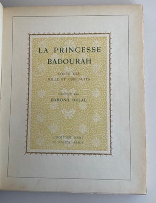 La Princesse Badourah (signed)