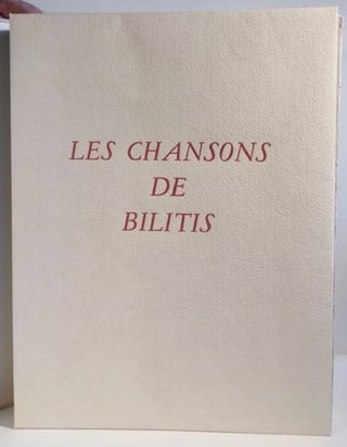Item #27871 Les Chansons de Bilitis. Pierre Louys