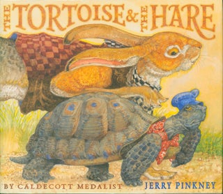 Item #27951 The Tortoise and the Hare (signed). Hans Christian Andersen, Jerry Pinkney