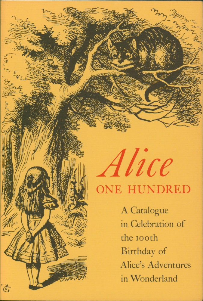 Item #28642 Alice One Hundred. Adelphi Bookshop Ltd.