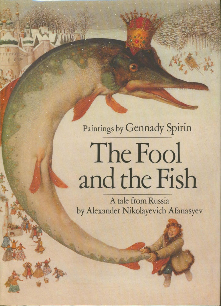 Item #28687 The Fool and the Fish (signed). Alexander Nikolayevich Afanasyev.