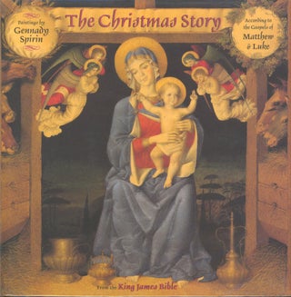 Item #28760 The Christmas Story (signed). Gospels of Matthew, Luke, King James trans