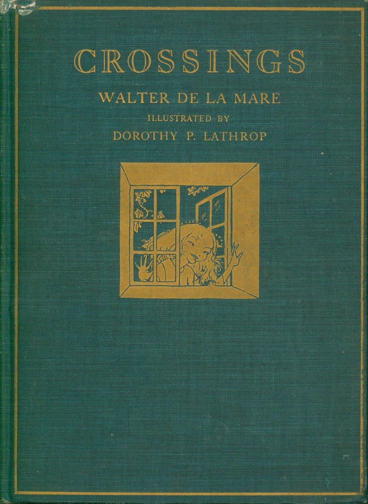 Item #30074 Crossings - A Fairy Play. Walter de la Mare.