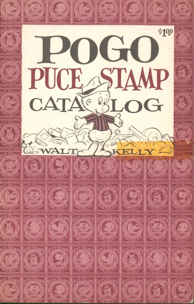 Item #30562 Pogo Puce Stamp Catalog with Stamps. Walt Kelly.