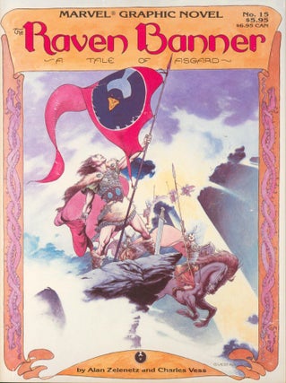 Item #30661 The Raven Banner - A Tale of Asgard. Alan Zelenetz, Charles Vess