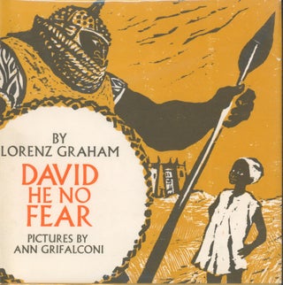 Item #31098 David He No Fear. Lorenz Graham