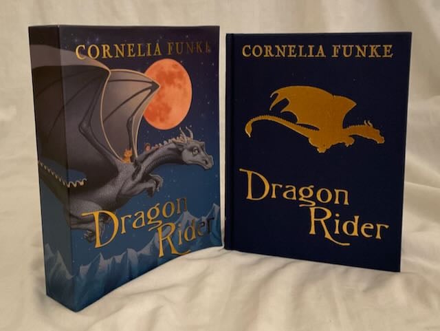 Item #31834 Dragon Rider (signed limited edition). Cornelia Funke.