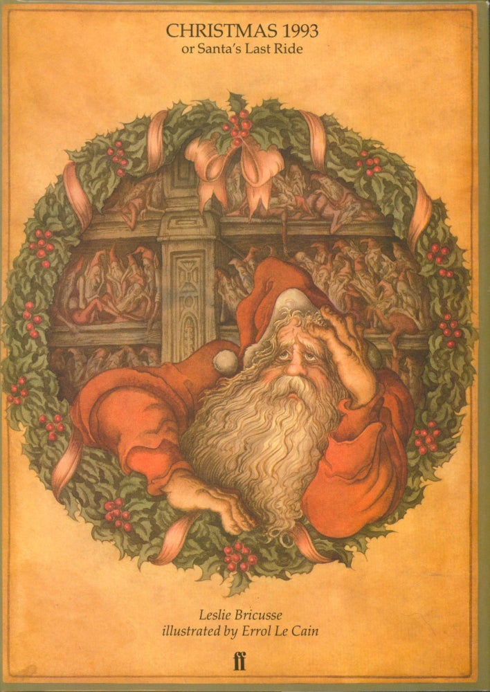 Item #32176 Christmas 1993 or Santa's Last Ride (inscribed). Leslie Bricusse.