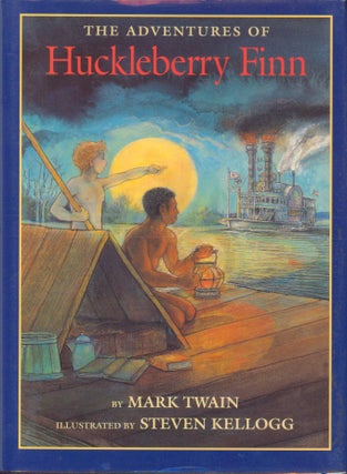 Item #32344 The Adventures of Huckleberry Finn (signed with drawing). Mark Twain