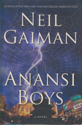 Item #32717 Anansi Boys (signed). Neil Gaiman