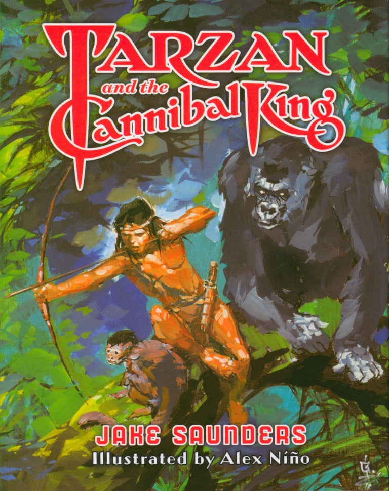 Item #33463 Tarzan and the Cannibal King Deluxe. Jake Saunders.