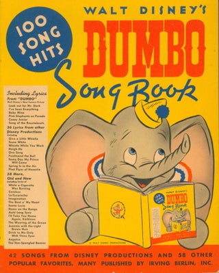 Item #34082 Walt Disney's Dumbo Song Book. Disney, selected by