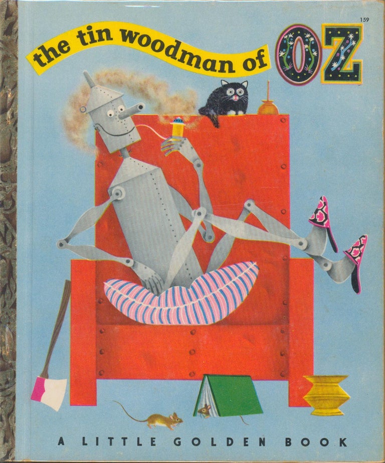Item #34277 The Tin Woodman of Oz Little Golden Book. Baum.