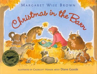 Item #34644 Christmas in the Barn (signed). Margaret Wise Brown