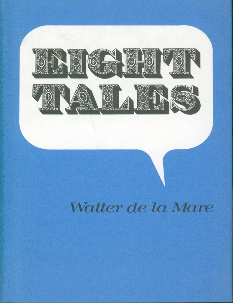Item #37660 Eight Tales. Walter de la Mare.