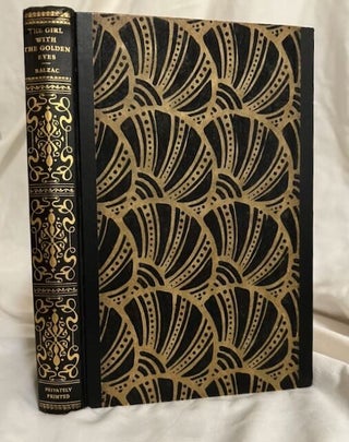 Item #37770 The Girl With the Golden Eyes. Honore Balzac
