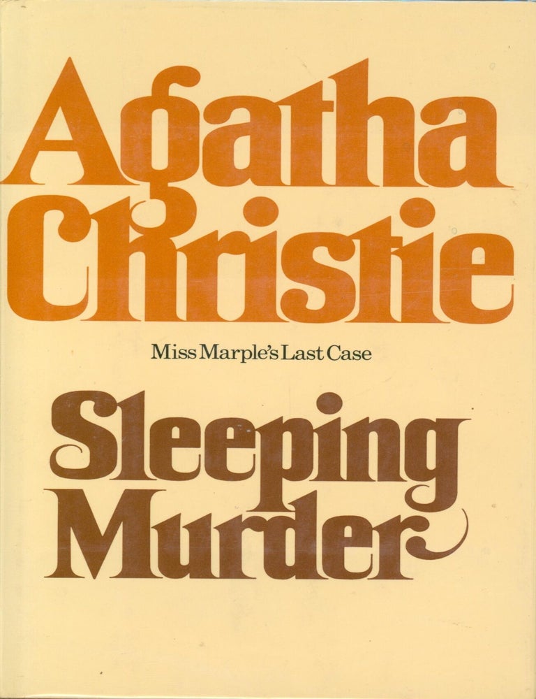 Item #37862 Sleeping Murder - Misds Marple's Final Case. Agatha Christie.