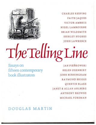 Item #9559 The Telling Line. Douglas Martin