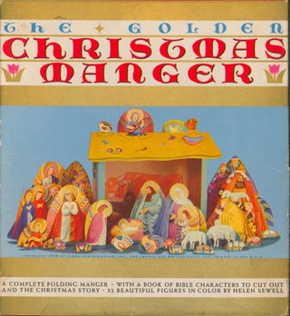Item #9605 The Golden Christmas Manger. Helen Sewell, ill
