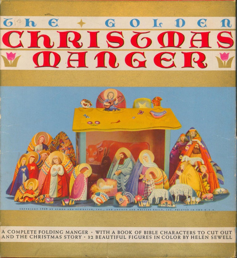 Item #9605 The Golden Christmas Manger. Helen Sewell, ill.